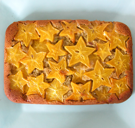 Star Fruit Upside Down Cake