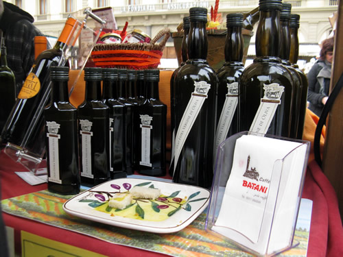 Samples of Olio Nuovo in Florence