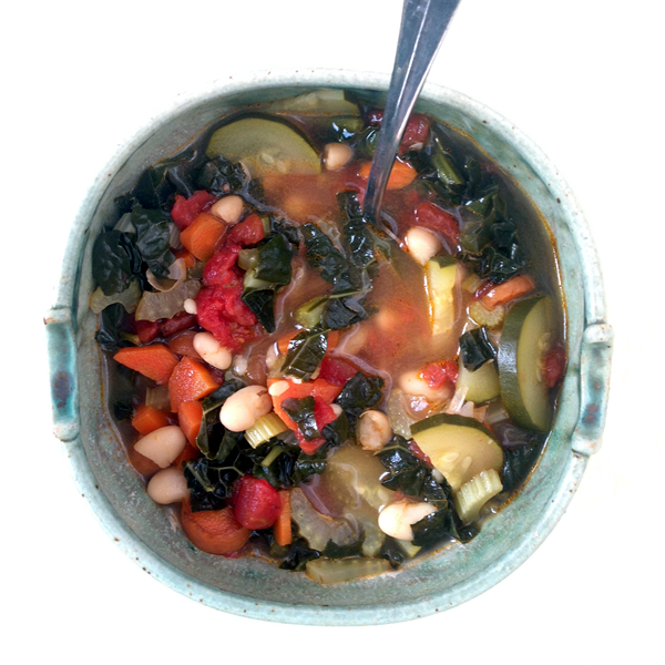 Tuscan Minestrone Soup - Vegan